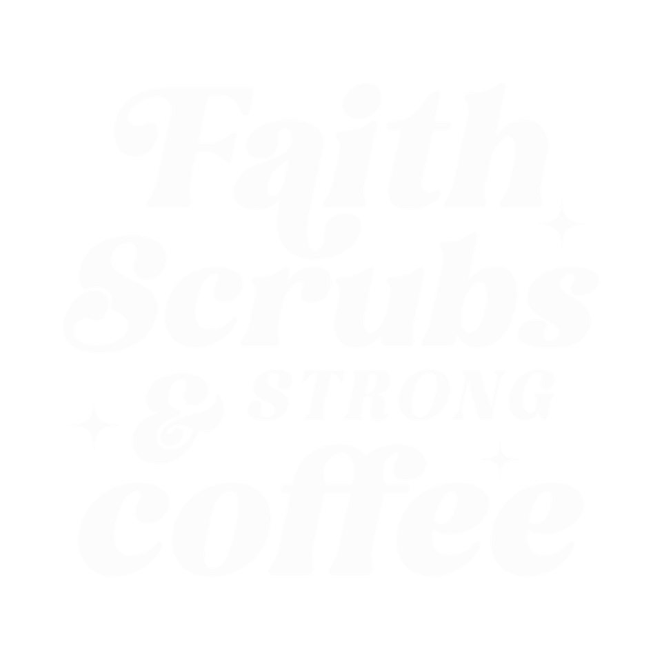 Faith    faith  scrubs strong coffee   white clean