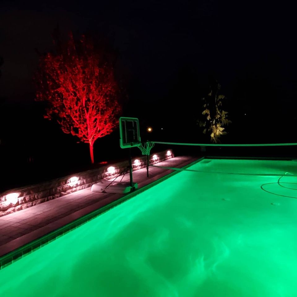 Green | RGB Lights | Treasure Valley Lighting in Boise Idaho