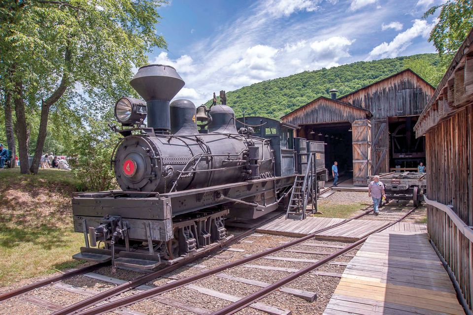 Shay locomotive pa lumber