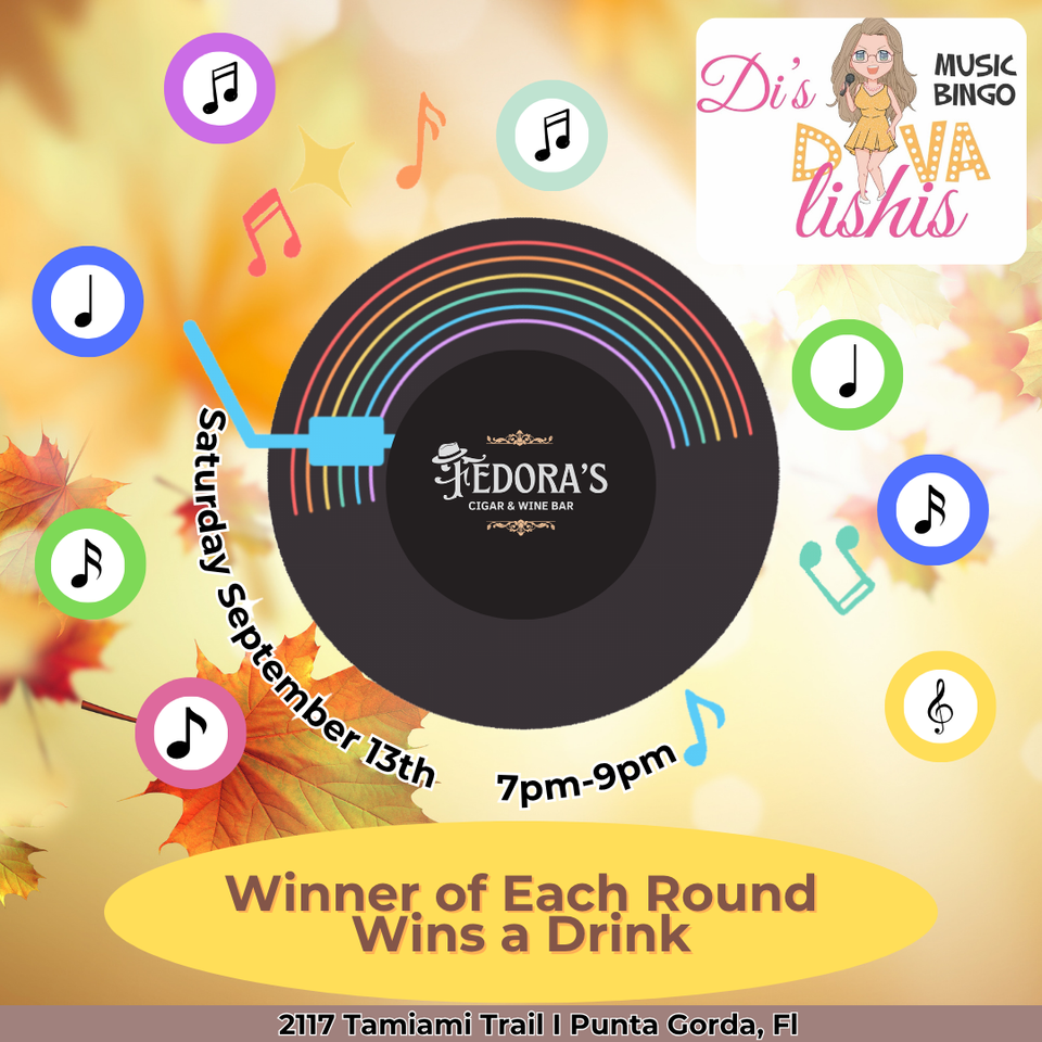 Music bingo sept 2025