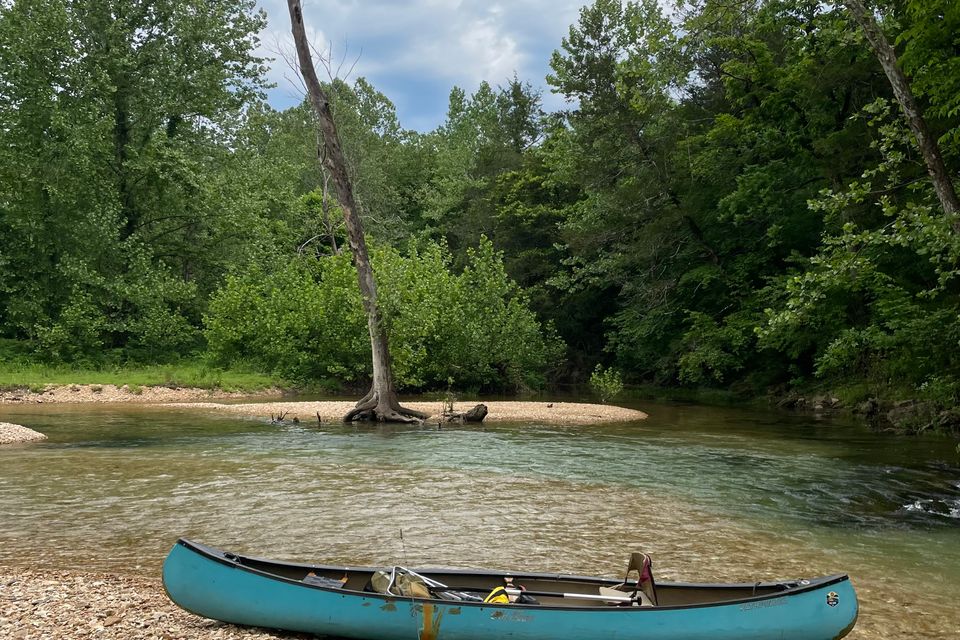 Bull creek w canoe