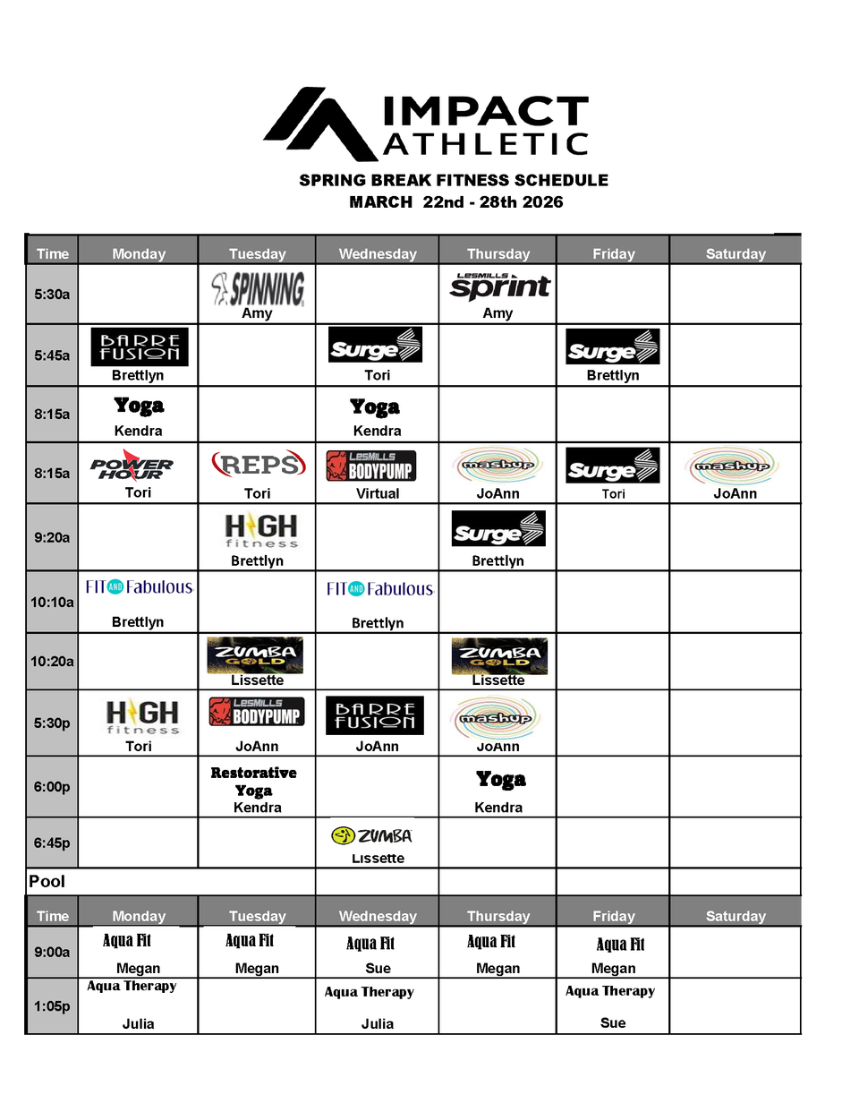 Tinywow fitness schedule spring break 2026 (1) 88834133 1