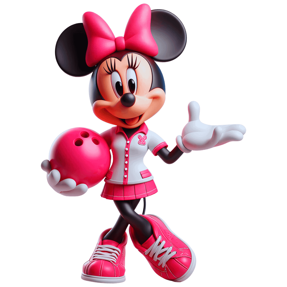 Bowling   disney minnie 9 5