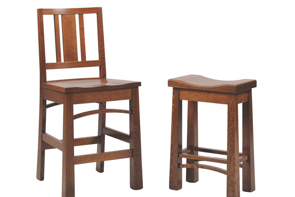 Bsw al century mission chair barstool