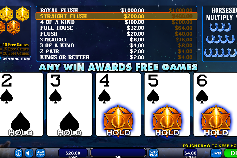 Louisiana 4.3 game set silver rider poker screenshot 2