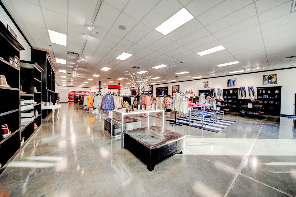 Interior of Tee for the Soul clothing store
