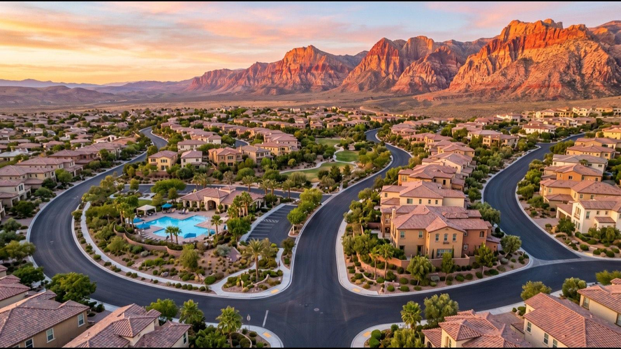 Las Vegas residential community near Red Rock Canyon