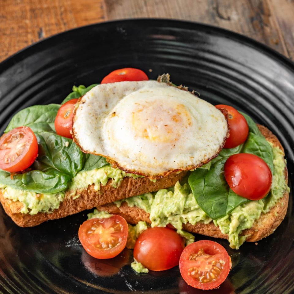 Avocado toast with egg