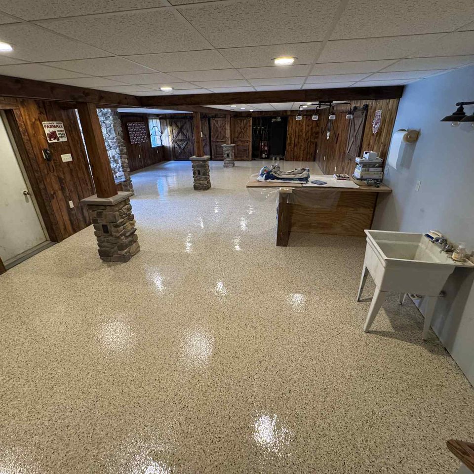 Lifetime floors basement