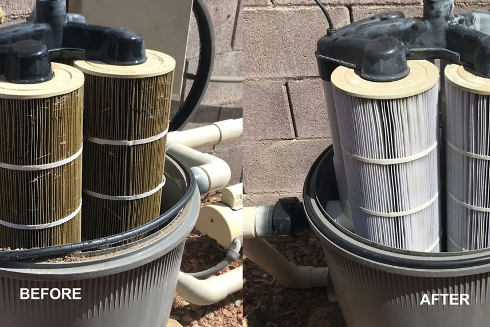 Las vegas pool filter cleaning
