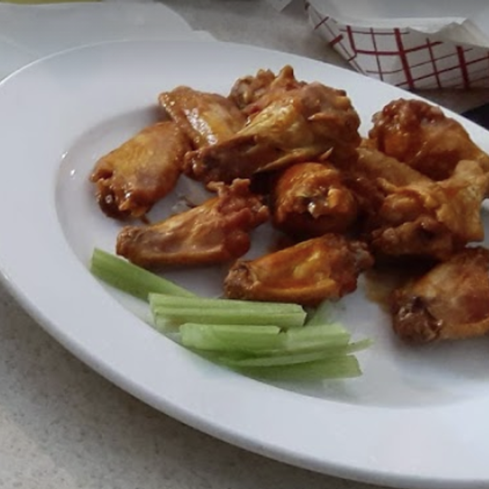Blue parrott wings