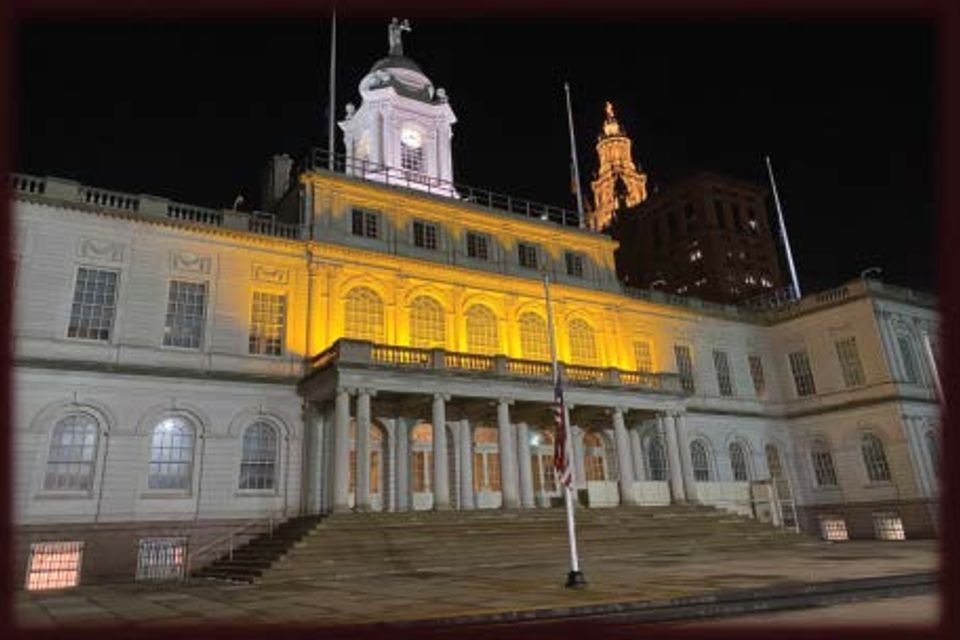 Lighting up america   ny   ny city hall