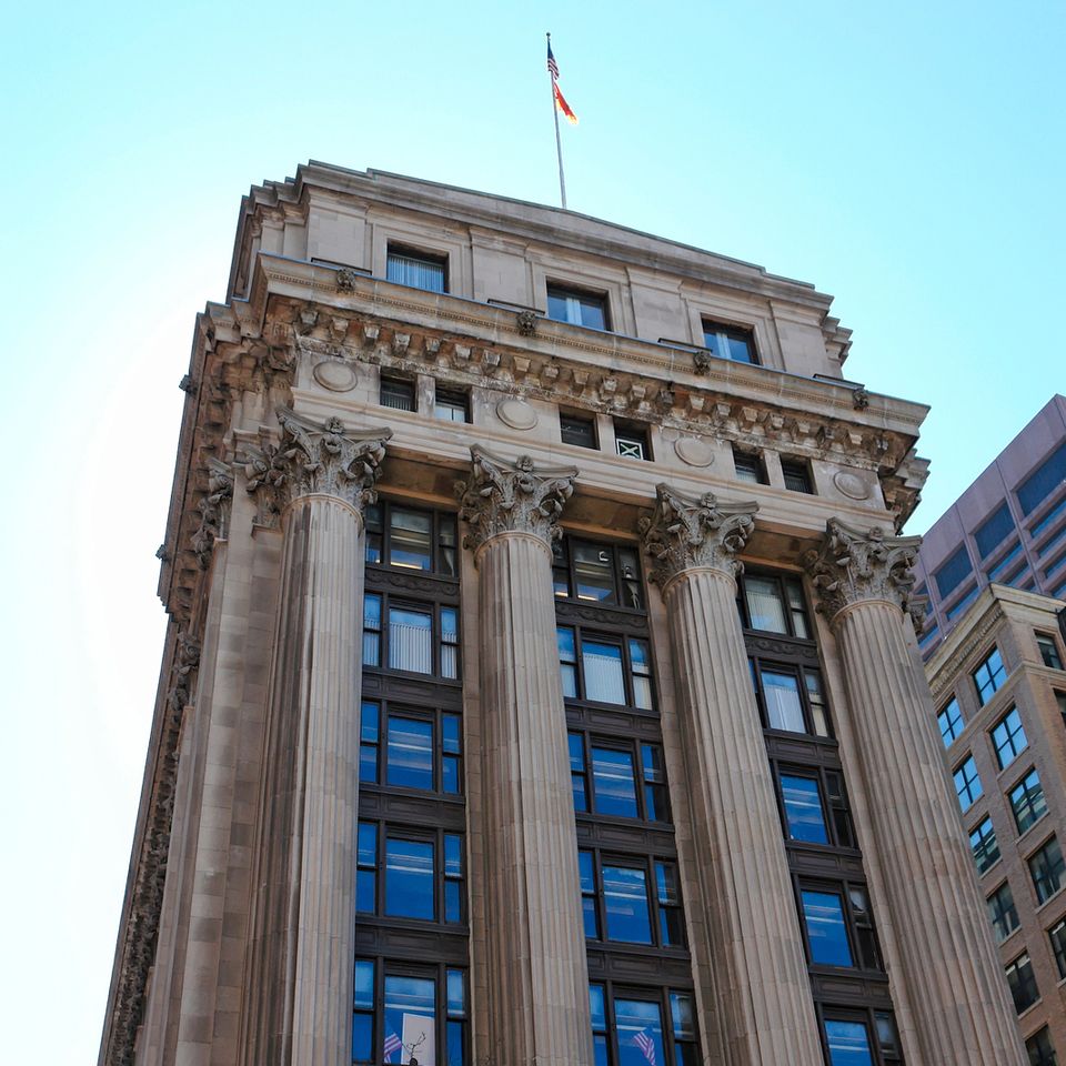 Bigstock low angle bank 1759445