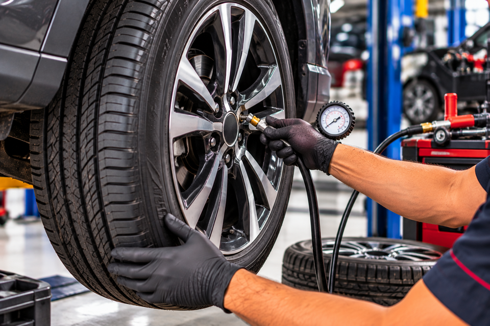 Tire protection rotation & tire pressure checks