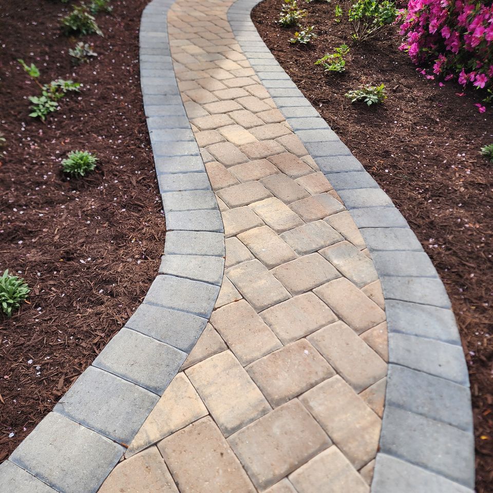 Sidewalk Pavers by Morales Landscaping and Design of Wilmington, NC