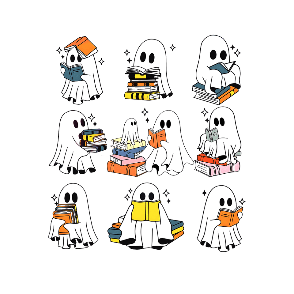 Seasons   halloween coquette with ghosts readers
