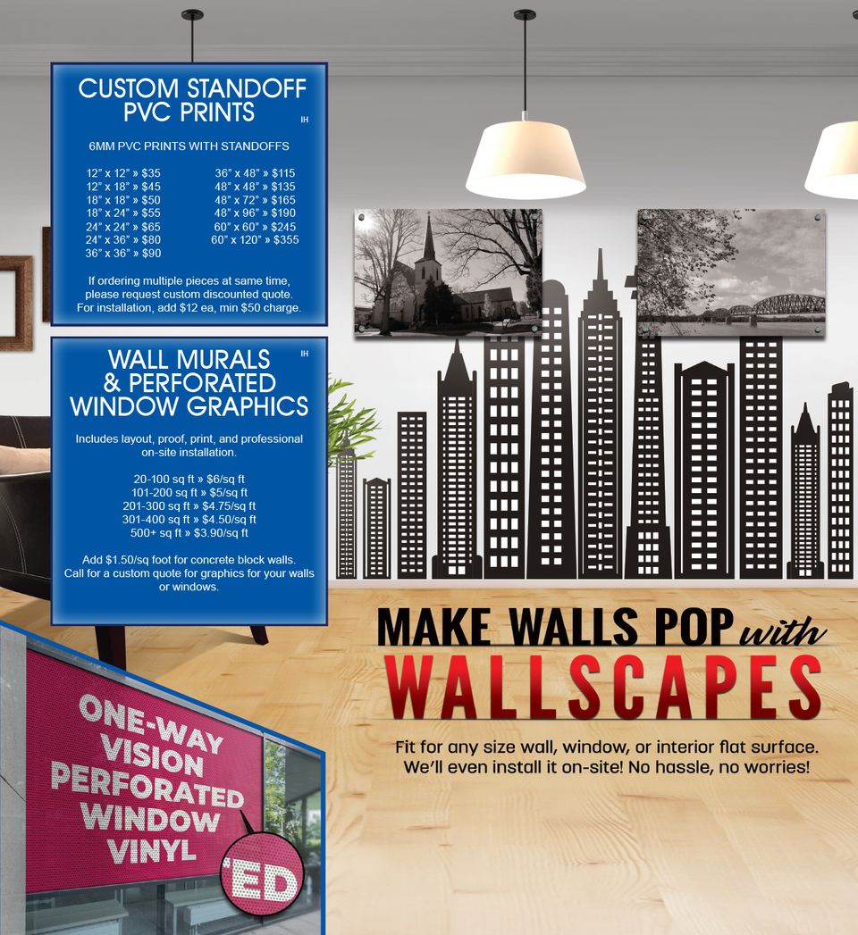 Wallscapes   standoffs