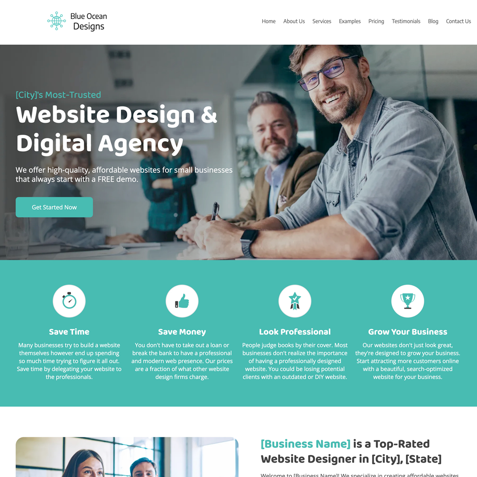 Web design agency website design