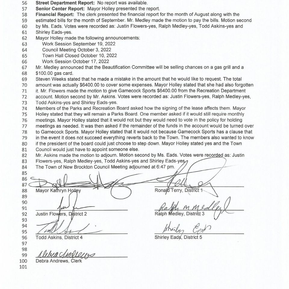 September 12  2022 council meeting page 2