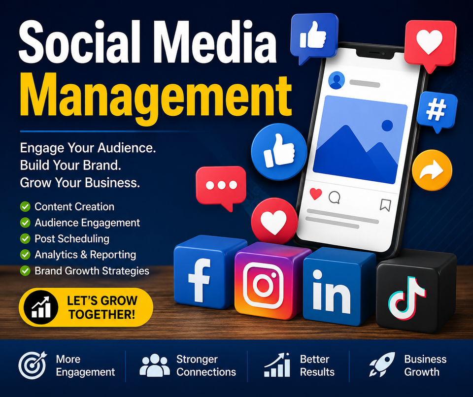 Social media management fb ad
