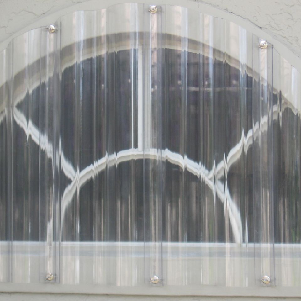 Clear direct mount arched