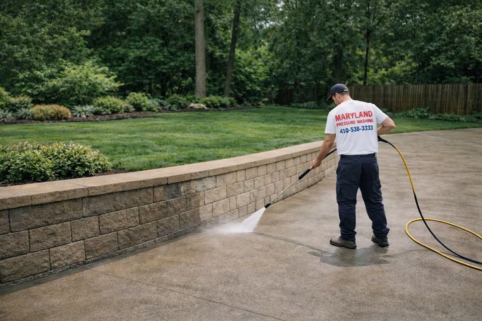 concrete cleaning - hard surface cleaning
