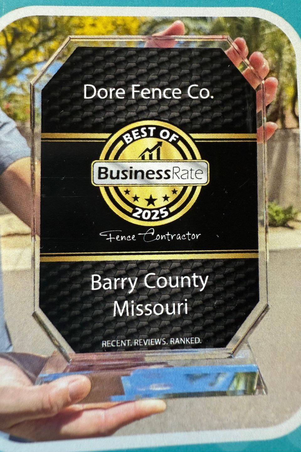 Dore fence co award