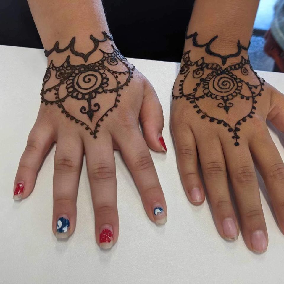 Henna bracelets