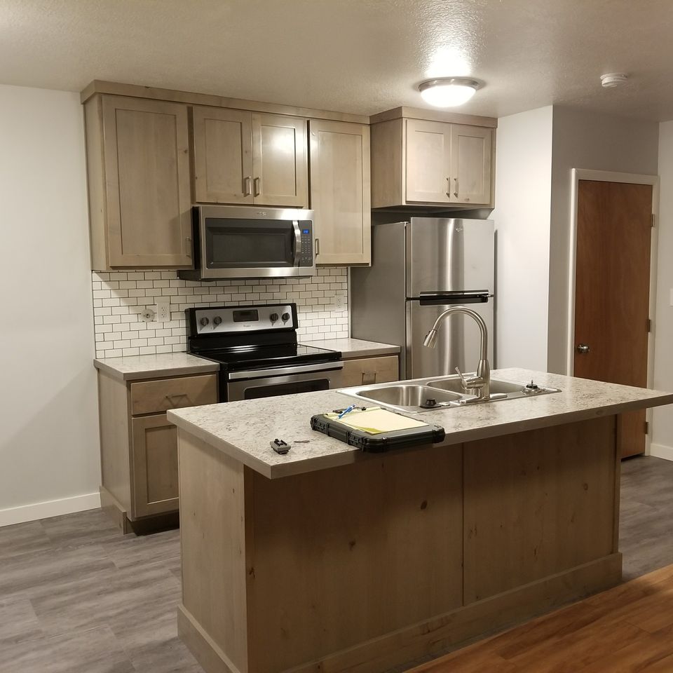 Kitchen remodeled by Keeley Builders in Boise Id