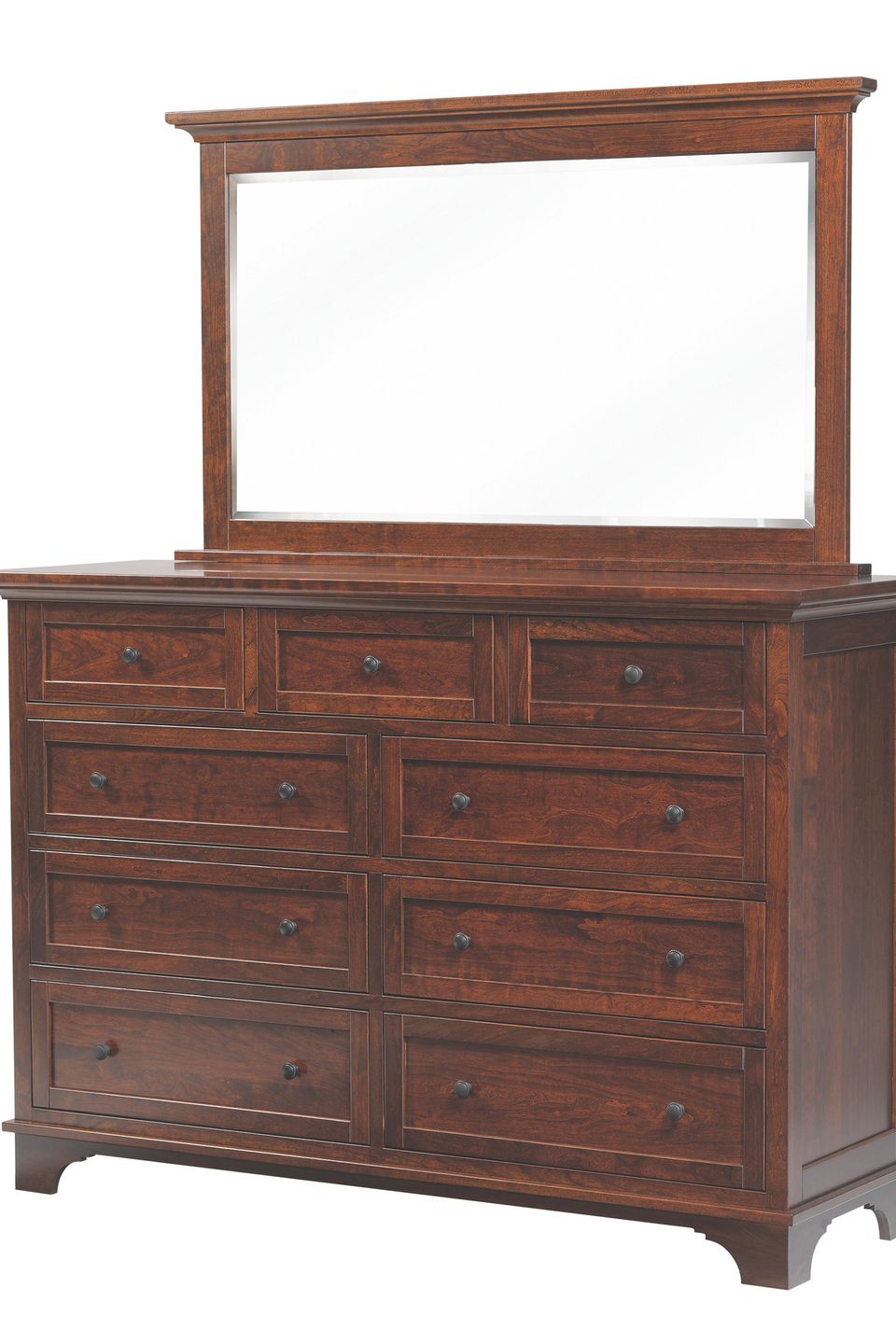 Trf arlington dresser tall w mirror b
