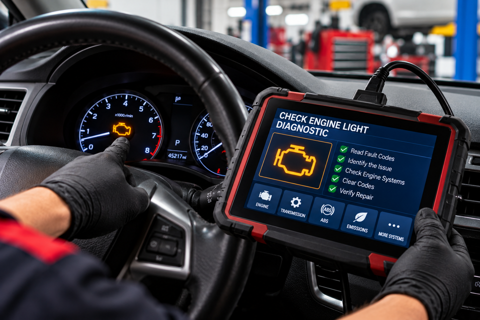 Check engine light diagnostic