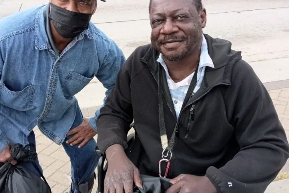 Man in wheel chair
