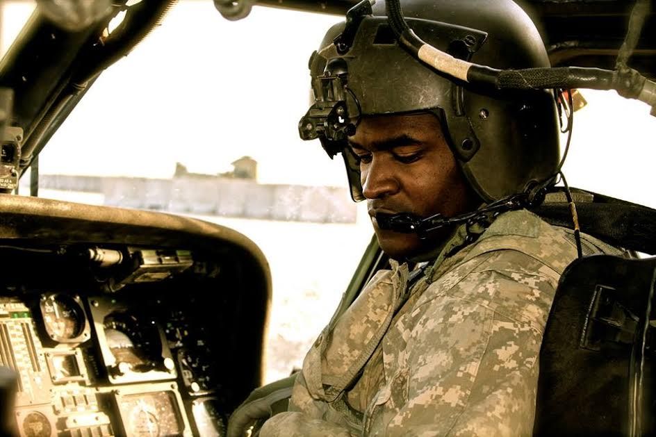 T. hunter in plane