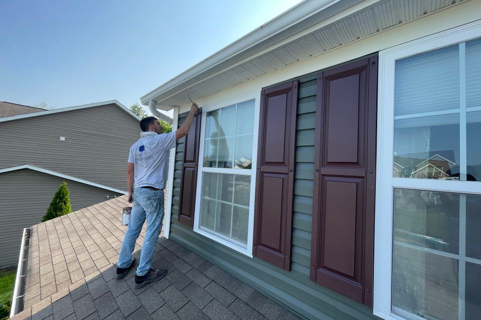 Exterior paint work by North Indy Pro Painters in Indianapolis, IN