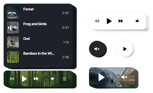 Background music webspace launcher