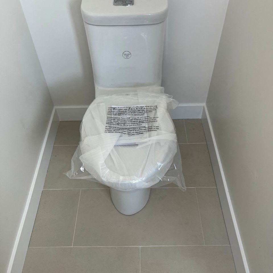 Toilet installation done by Bernal's Plumbing