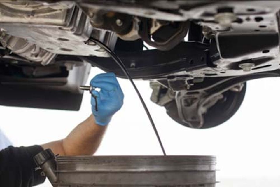 Oil change service 