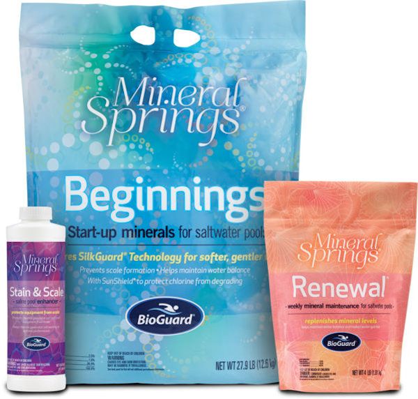Mineral Springs Pool & Spa Products, Mineral Springs BioGuard, Mineral Springs Beginnings, Capitol Pools Garner NC
