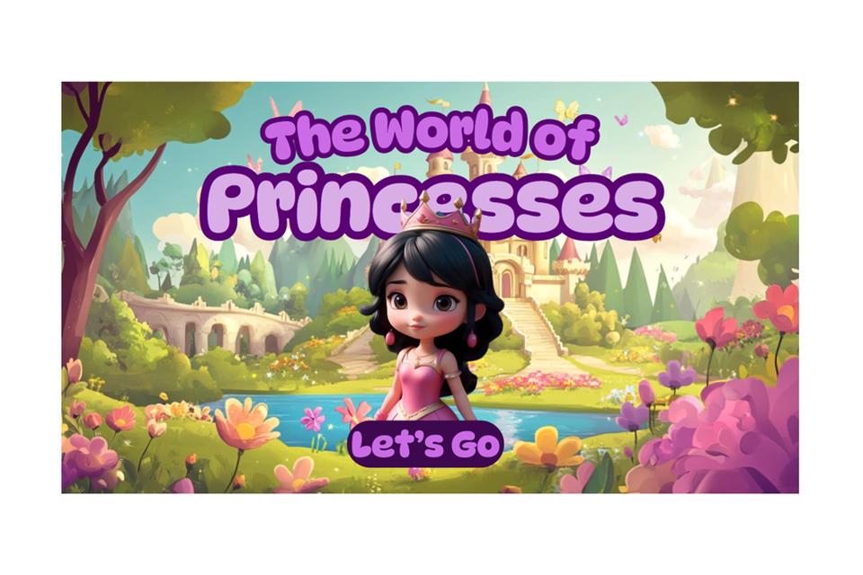 The world of princesses   kids interactive quiz game