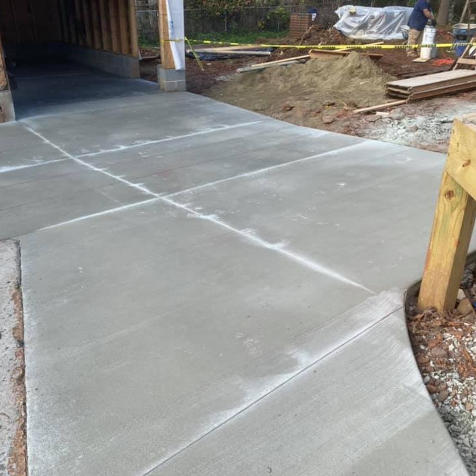 Greensboro concrete driveway