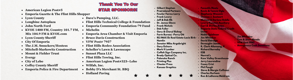 Sponsor   donor list