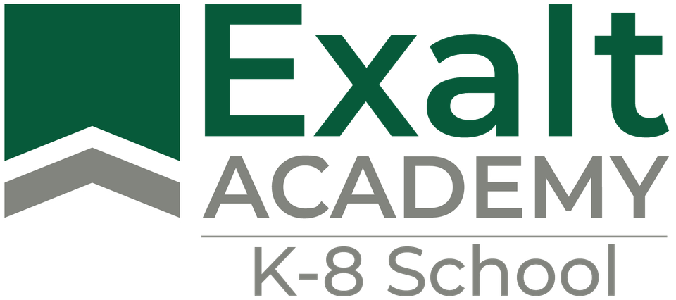 Exalt k 8 school logo