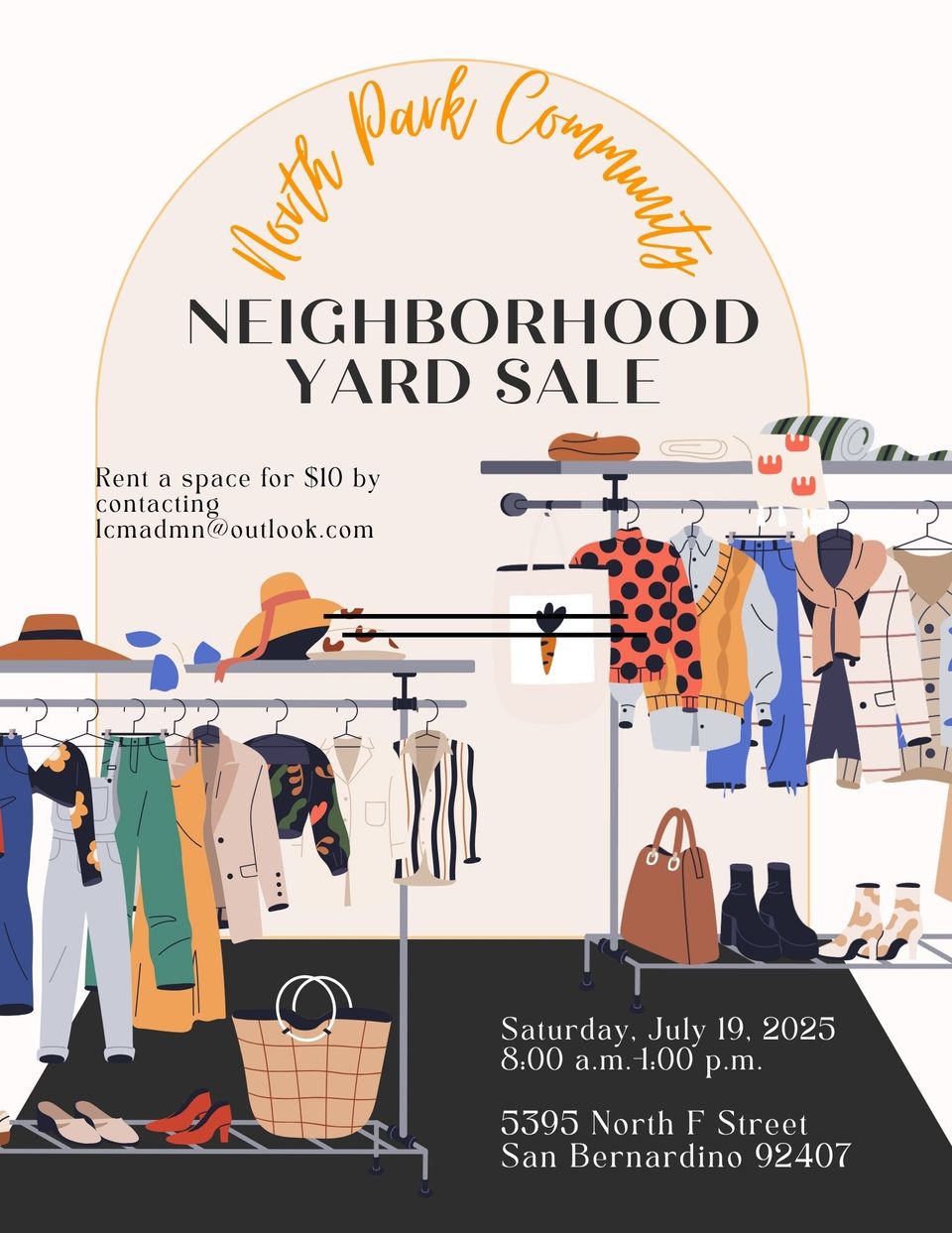 Neighborhood yard sale