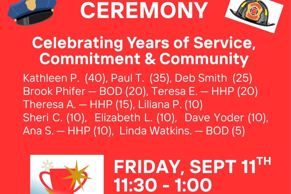 Cla awards ceremony flyer