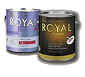 Royal paint cans