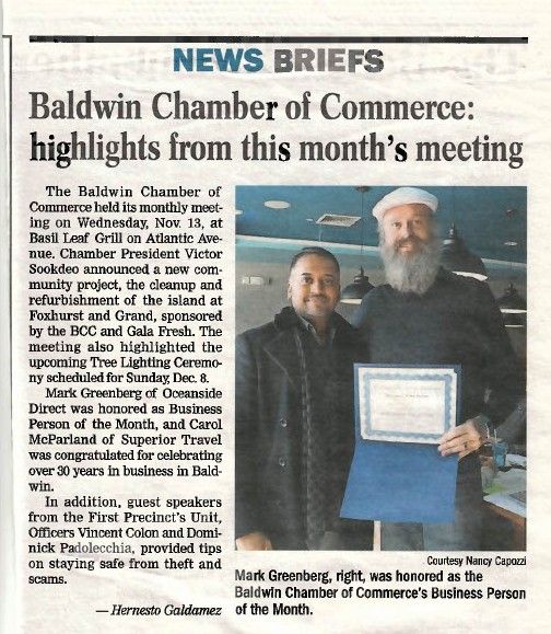 Baldwin business of the month