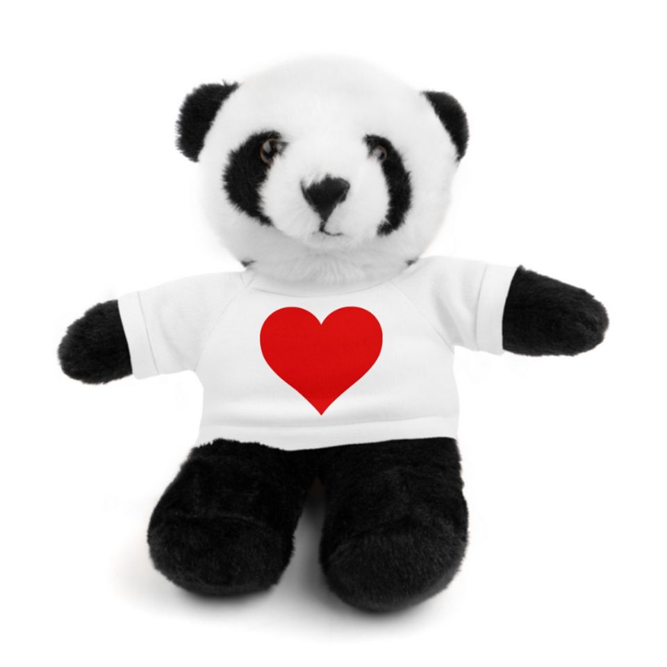 Panda with heart