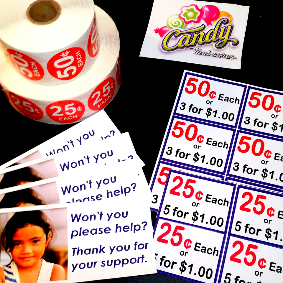 High Quality Vending Stickers