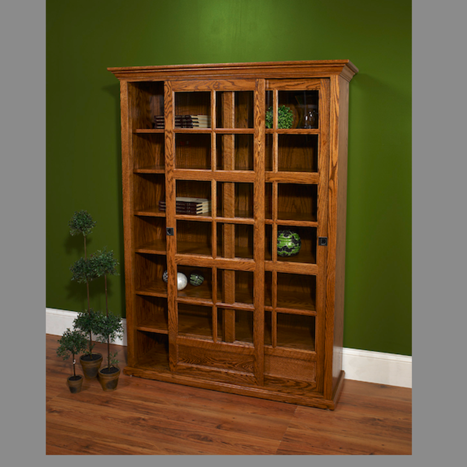Fw sliding bookcase open