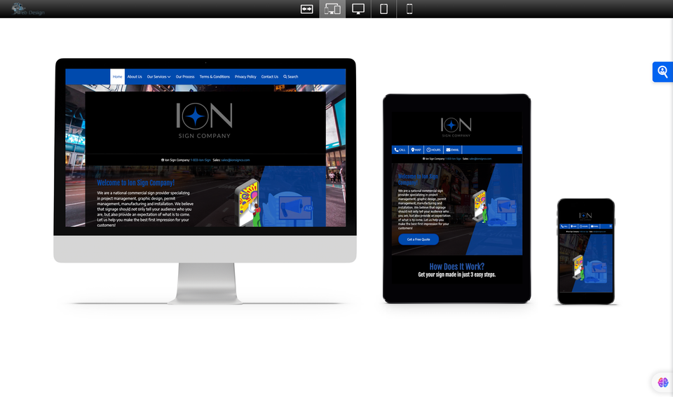 Ionsign co website